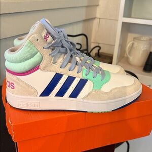 Addidas high/mid top sneakers
